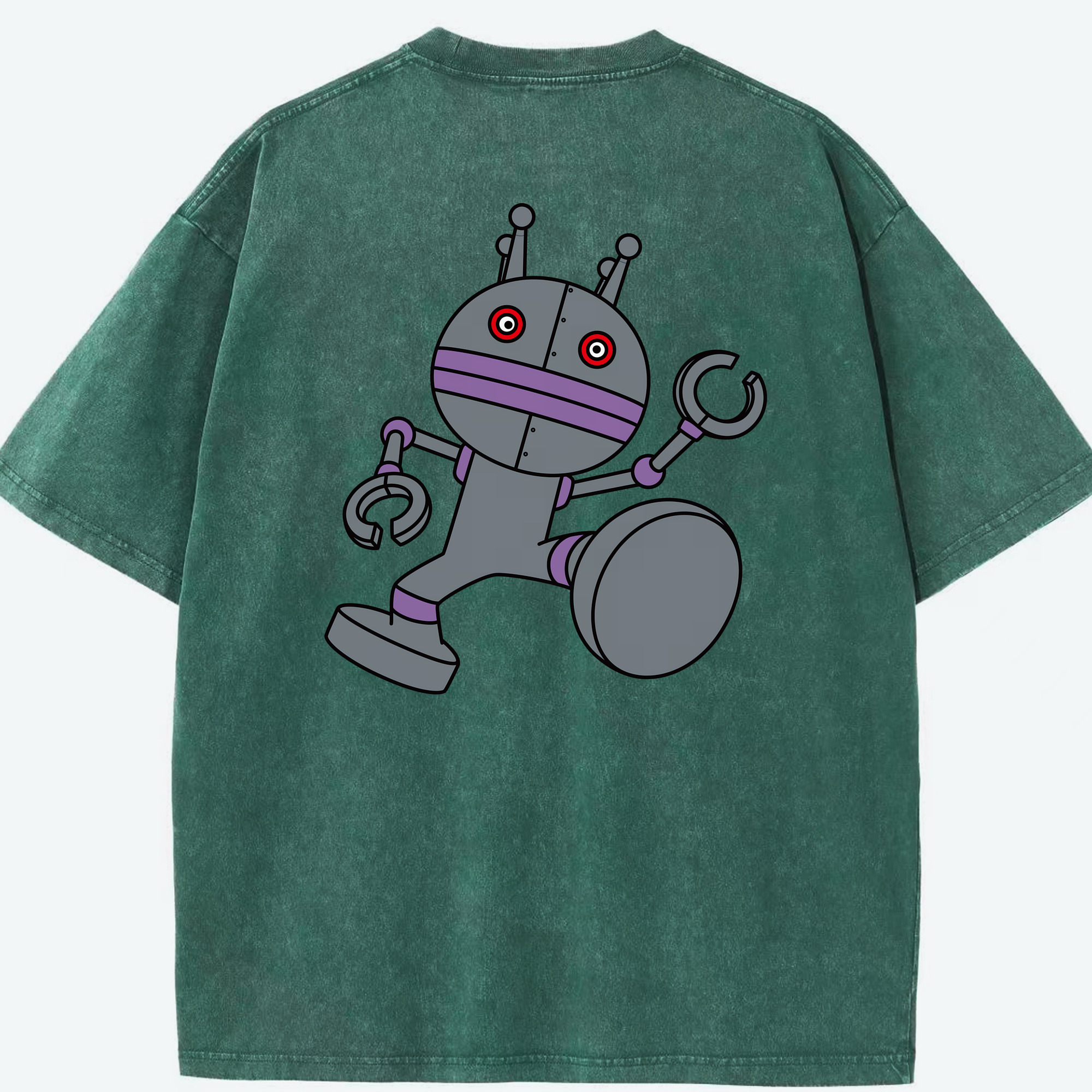 （画像用） アンパンマン Anpanman 綿100% ヴィンテージ風 半袖Tシャツ（背面プリント）